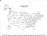 United States Map, Grant County 1974